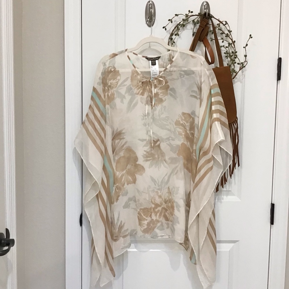 Tommy Bahama Versilia Garden Silk Tunic, One Size